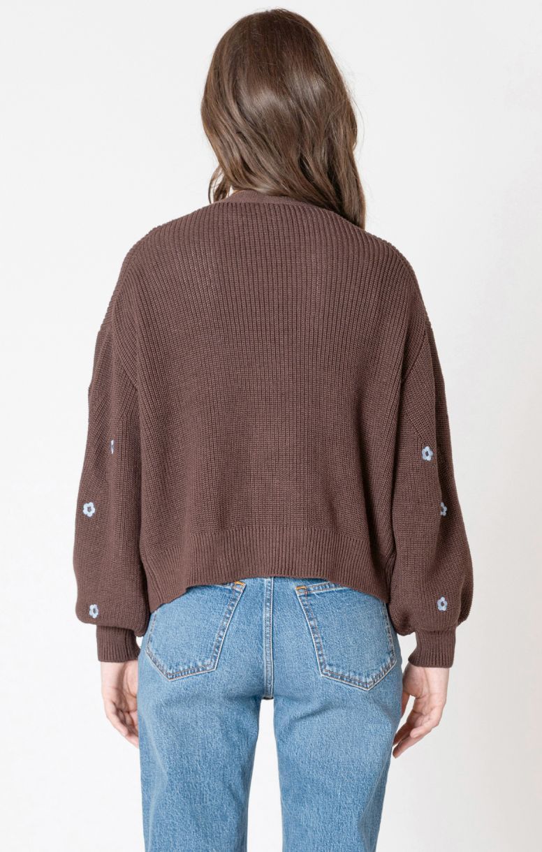 CARDIGAN MON CÔTÉ FLEUR BLEUE