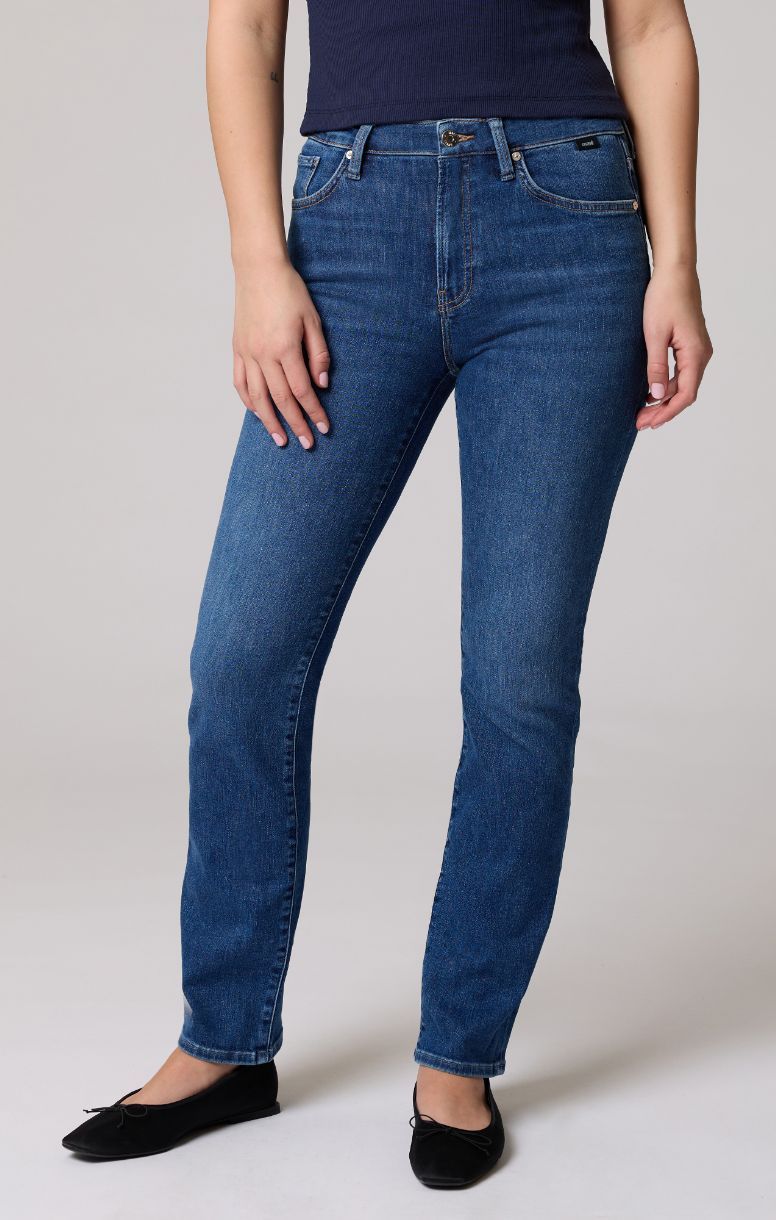 MAVI JEANS KENDRA MID BRUSHED FLEX BLUE