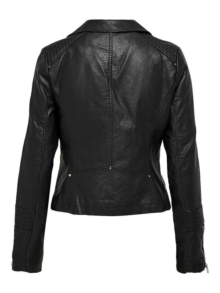 JACKET GEMMA FAUX CUIR BIKER