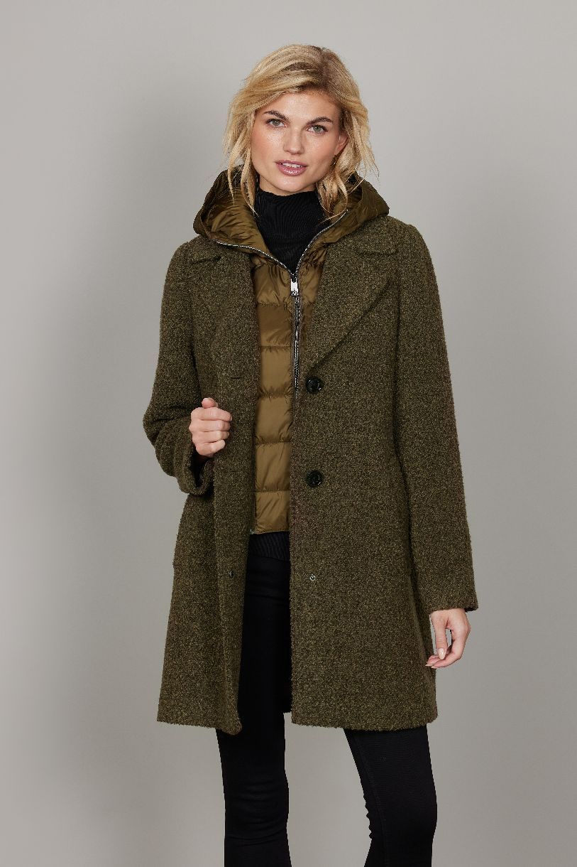 MANTEAU EFFET LICHEN
