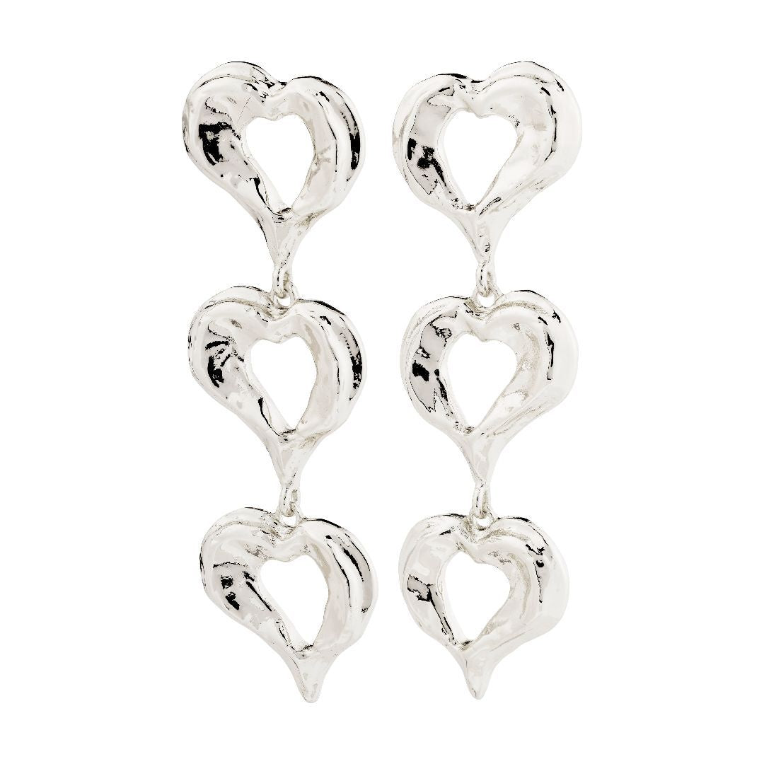 TIDE BOUCLES D'OREILLES COEUR LONGUES