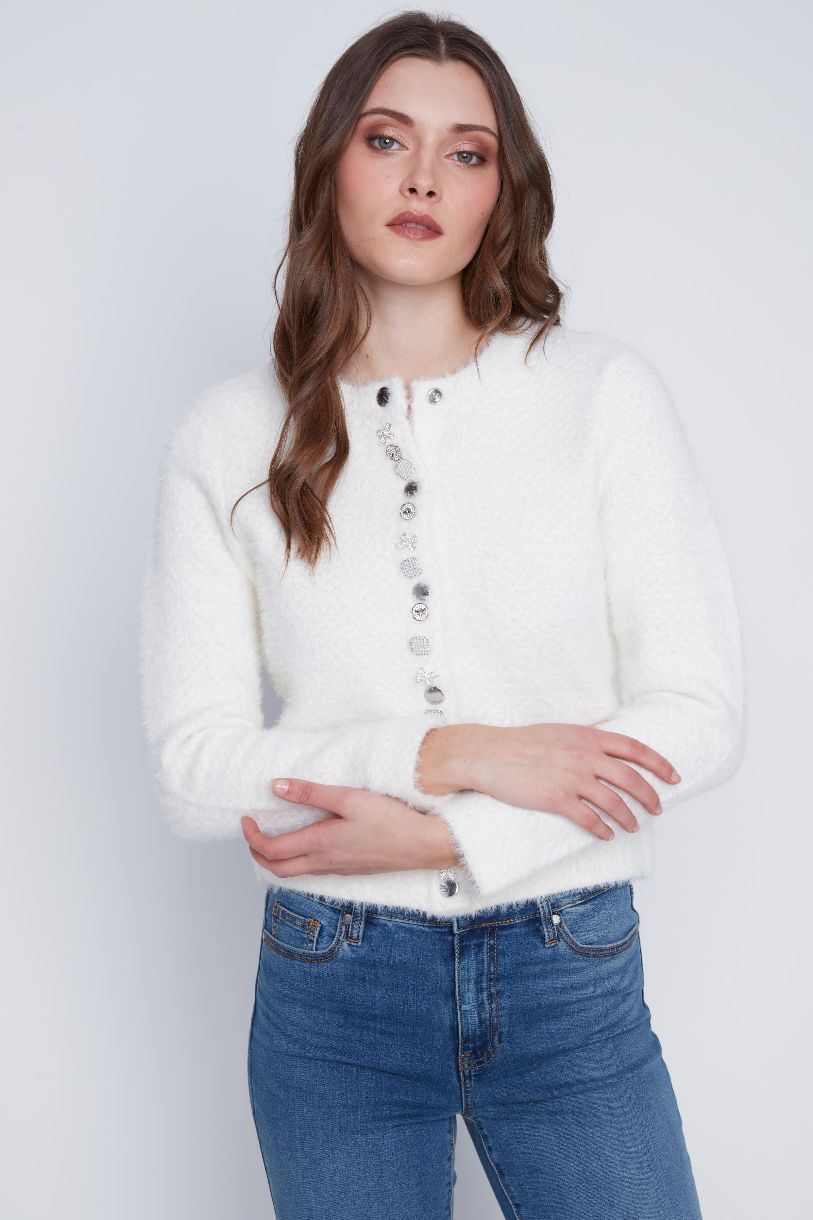 CARDIGAN POUSSIÈRE D'ANGE