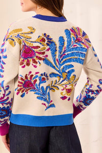 TRIBAL CARDIGAN DEUX FAÇONS