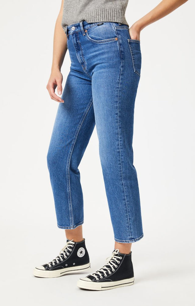 MAVI JEANS SAVANNAH MID BRUSHED BLUE